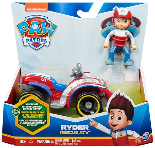 Paw Patrol- Rettungs-Quad- mit Ryder-Figur