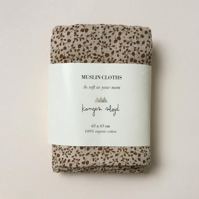 Musselin - Tuch Im 3er - Pack - Blossom Mist Birk - KidsConceptStore