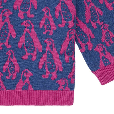 Sense Organics - Baby Strickpullover - Pinguin - KidsConceptStore